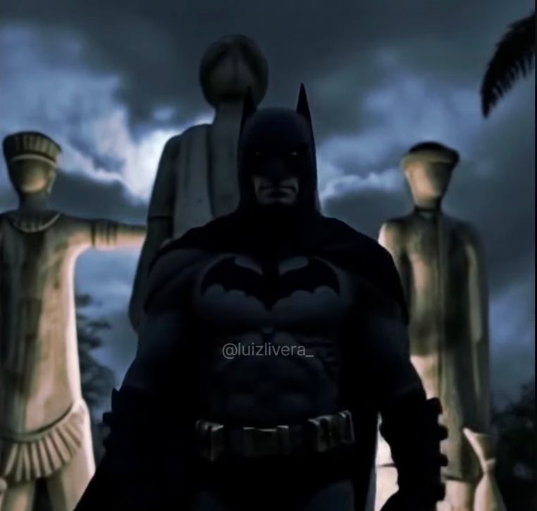Batman desembarca em Campina Grande em obra criada com IA e faz sucesso na web