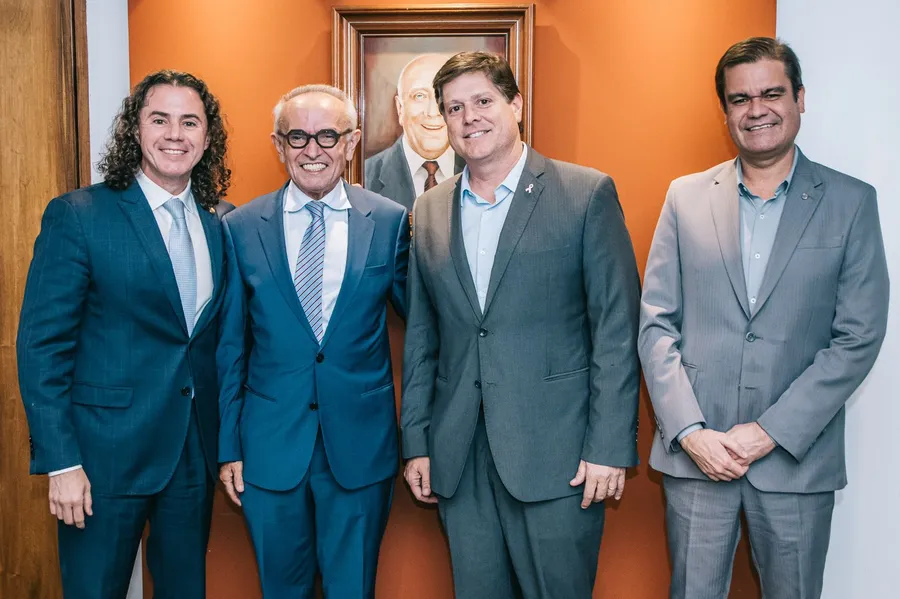 Encontro com Baleia Rossi e Veneziano reforça ida de Cícero Lucena para o MDB