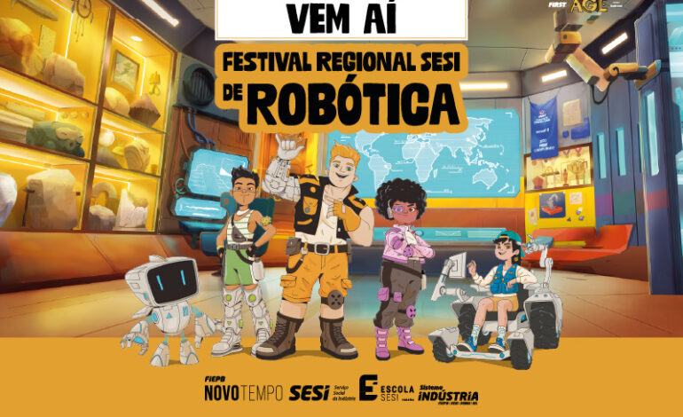 Com inscrições abertas, Campina Grande recebe pela primeira vez o Festival Regional SESI de Robótica
